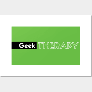 Geek Therapy Logo - One Line Posters and Art